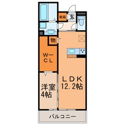 仮）D-room気噴町PJ　B棟の物件間取画像